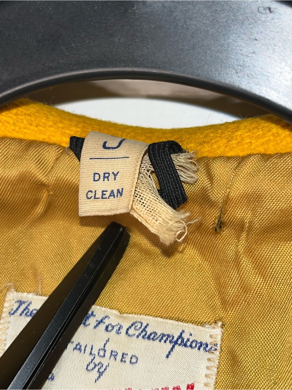 Vintage Letterman Jacket Varsity Panthers Women’s Small Butwin Brand Cheer Ellen - Picture 8 of 13